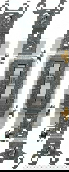 1 Pole, 120 to 277 VAC, 15 Amp, Commercial Grade Toggle Wall Switch